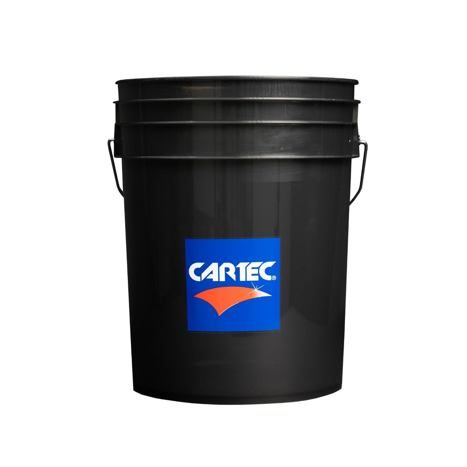 Cartec emmer transparant zwart 20 liter