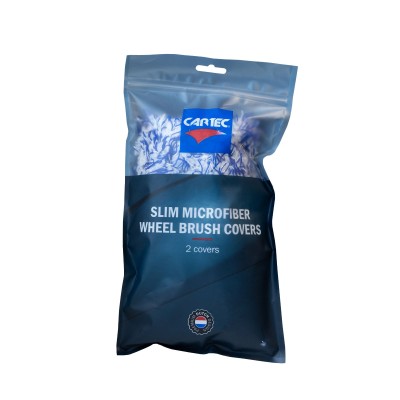 Slim Microfiber Wheel Brush Covers - 2 stuks